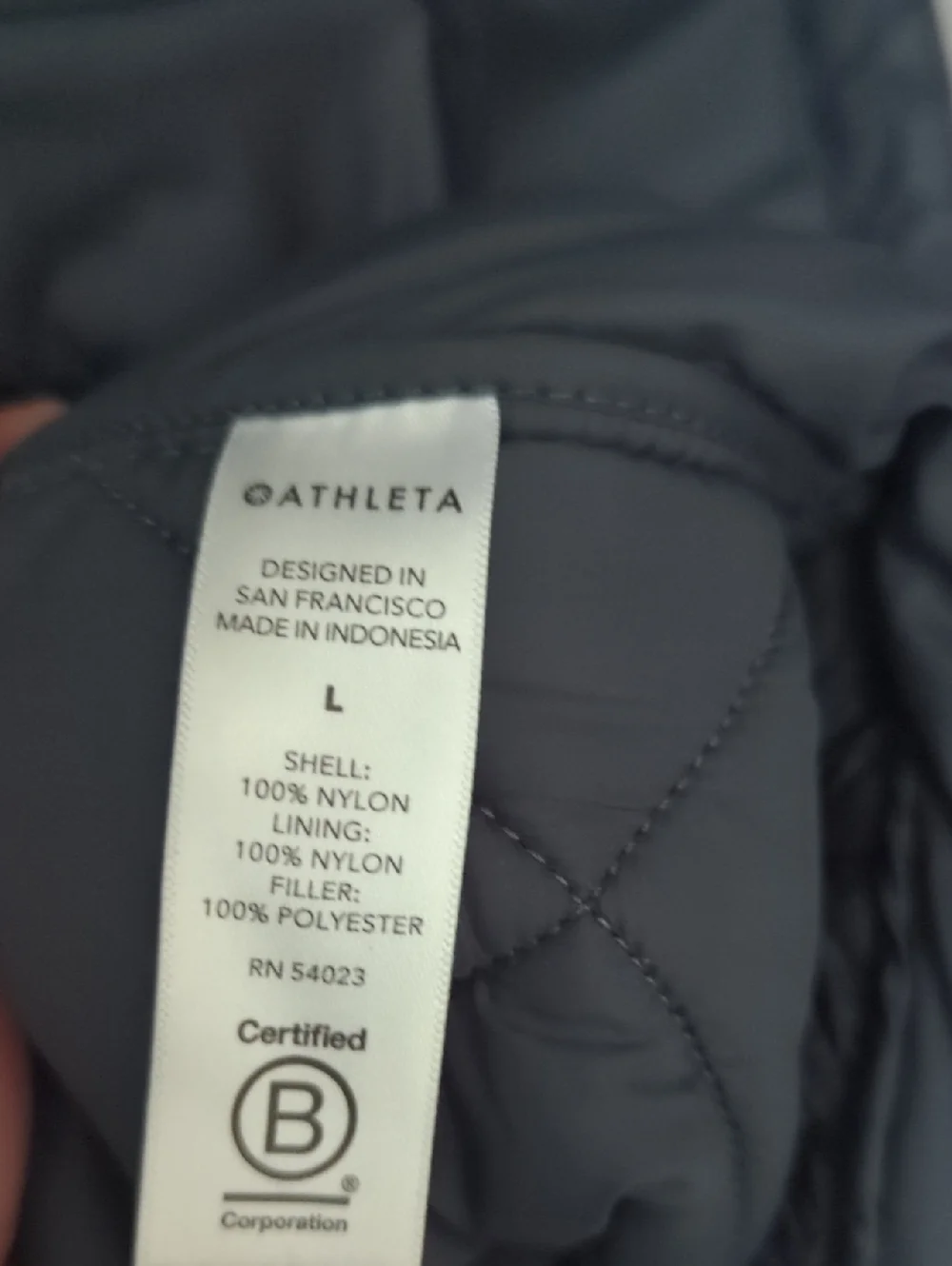 Athleta Whisper Featherless Parka Large - Picture 5 of 12